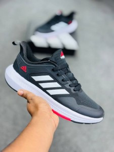 Adidas BOUNCE super lightweight and comfortable(Made in vietnam) (black)-adboubk