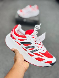 Adidas Adizero Aruku Shoes-(Cloud White / Pure Ruby / Core Black)-super lightweight and Super comfortable-adzerred