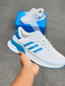 Adidas Ozelle Cloudfoam shoes (White & Blue)(Made in Vietnam)ADSAWHBL