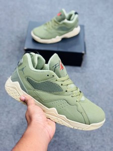 Air Jordan MVP 92-Olive/Khaki/University Red/Black-(super lightweight and Super comfortable)-(Made in vietnam)-nkaj6v2olv