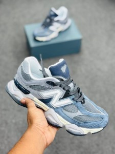 New Balance 9060-Arctic Grey/Steel/vibrant blue-(super lightweight and Super comfortable)-(Made in vietnam)-nb9060bl4