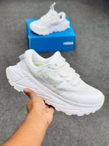 Hoka skyline-float x- WHITE-(Super comfortable)-(Made in vietnam)-hksfwh