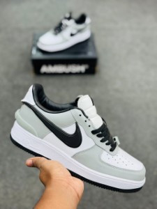 Nike Air Force 1 Ambush(white, with black and grey)nkaf1amash1.1