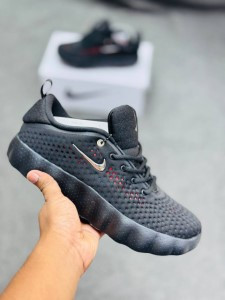 Nike Mind 002-Black/Hyper Crimson-(super lightweight and Super comfortable)-(Made in vietnam)-nkmredbk