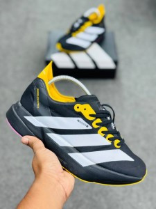 Adidas Adizero Adios Pro 4 (B;ack Yellow)SUPER Soft and comfortable