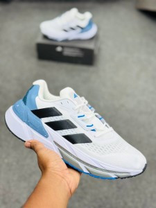 Adidas Adistar CS 2.0(White Blue)Super soft and comfortable ( made in Vietnam)adisc2wh