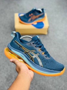 ASICS GEL-KINSEI MAX- (French Blue/Bright Orange)-askinsdibl