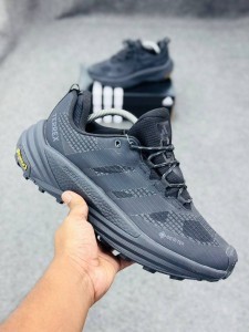 Adidas Terrex Agravic SL Trail Running Shoes- Core Black / Grey Six-(super lightweight and Super comfortable)-(Made in vietnam)-adtrfbk