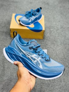 Asics SUPERBLAST 2-Winter Sea/White-Soft and comfortable (Made in Vietnam)-assb2bl