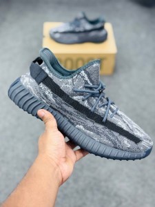adidas Yeezy Boost 350 V2 "MX Dark Salt"-dark grey/silver/light brown/black-(super lightweight and Super comfortable)-(Made in vietnam)-adb350dgre