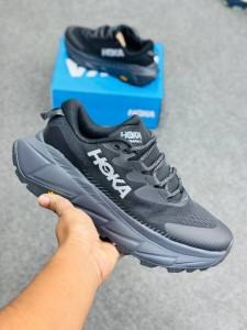 Hoka skyline-float x-Triple Black/Black/Black-(super lightweight and Super comfortable)-(Made in vietnam)-hksfbk