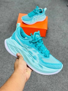 Asics SUPERBLAST 2-Wave Teal/Illuminate Mint-Soft and comfortable (Made in Vietnam)-assb2dbl