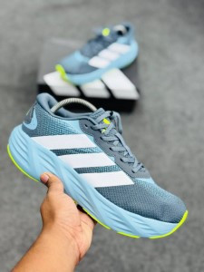adidas Adistar 3 -Wonder Sage / Iron Metallic / Lucid Lemon  -(super lightweight and Super comfortable)-(Made in vietnam)-adn1mul