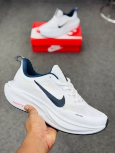 Nike zoomX Pegasus 38 premium- White / Dark Navy / Solar Flare-soft and comfortable (Made in Vietnam)-nkzxprwhbl